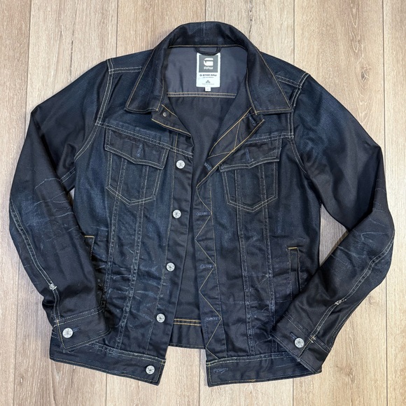 G-Star Dark Blue Denim Jacket - Picture 3 of 10